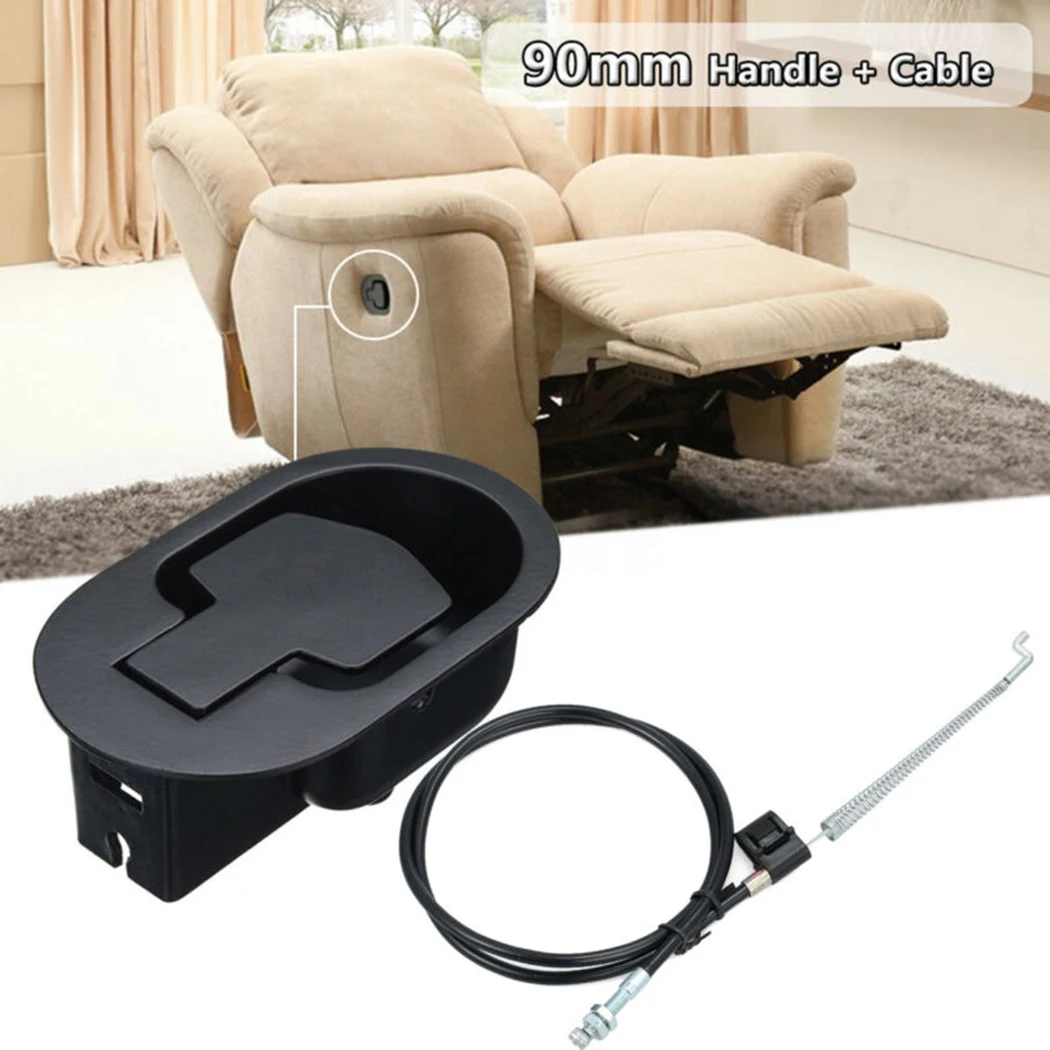 Sofa Recliner Release Pull Handle With Cable Universal Couch Release Lever Replacement Parts Sofa Pull Handle Funiture Accessory