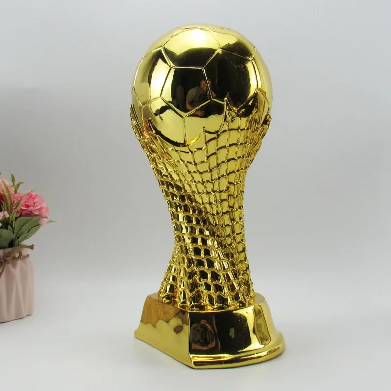 School Sports meeting Football match best player trophy Golden Ball Football match souvenir 20 24 28cm