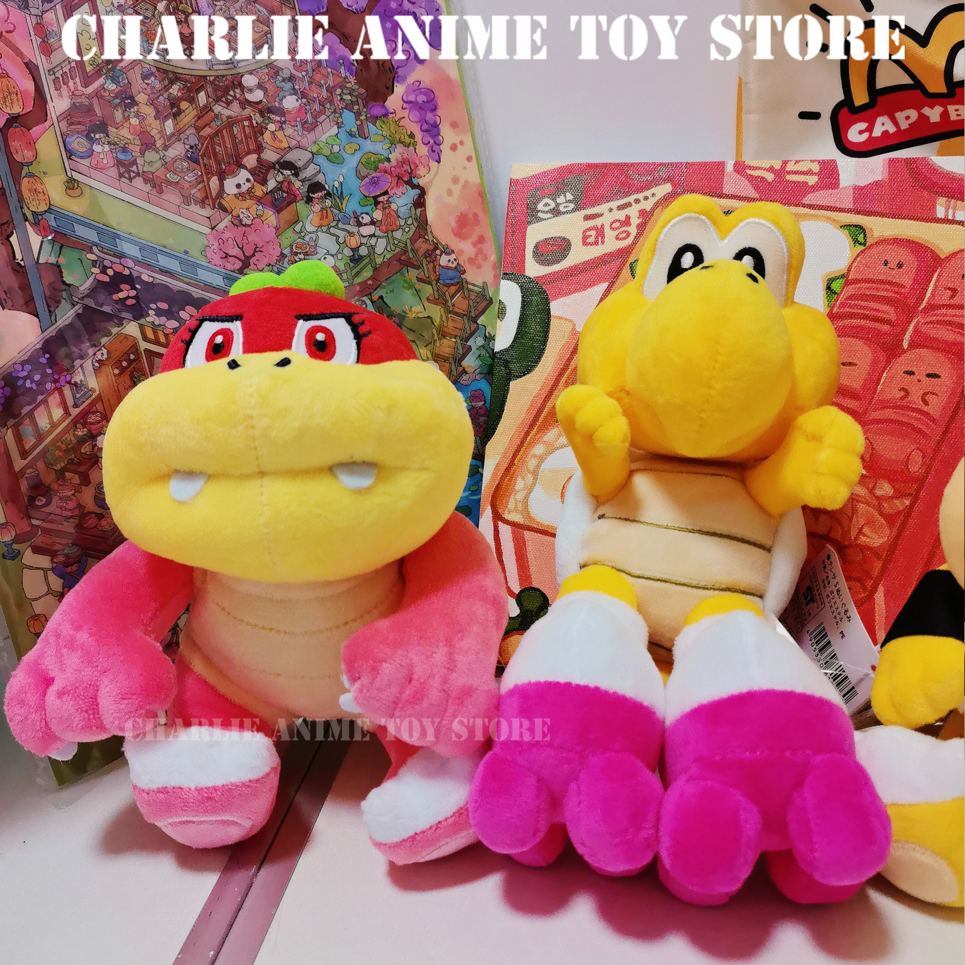 Marios Bros plush toy Kawaii Cappy Bowser Magic Koopa  Kingboo Soft Plush Dolls Collectible Hobby Kids Gift view 2