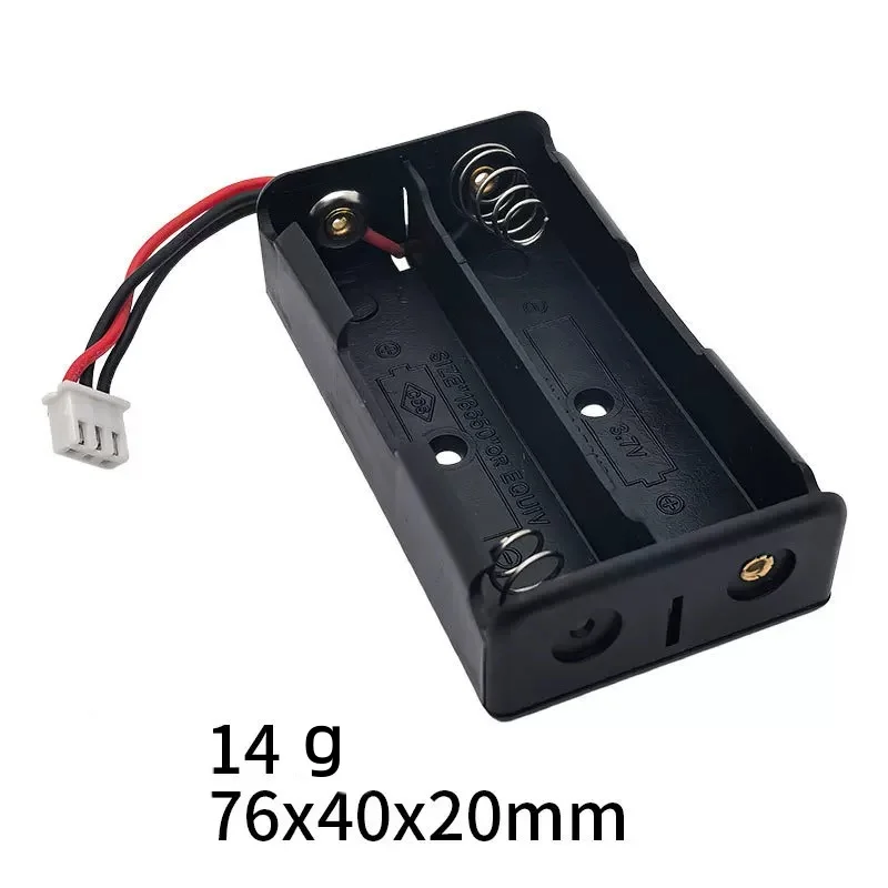 RadioMaster RadioMaster TX16S 2S 18650 Battery Box Case JST Plug for Jumper T18 T18PRO RadioKing TX18S Black Direct Plug and Play