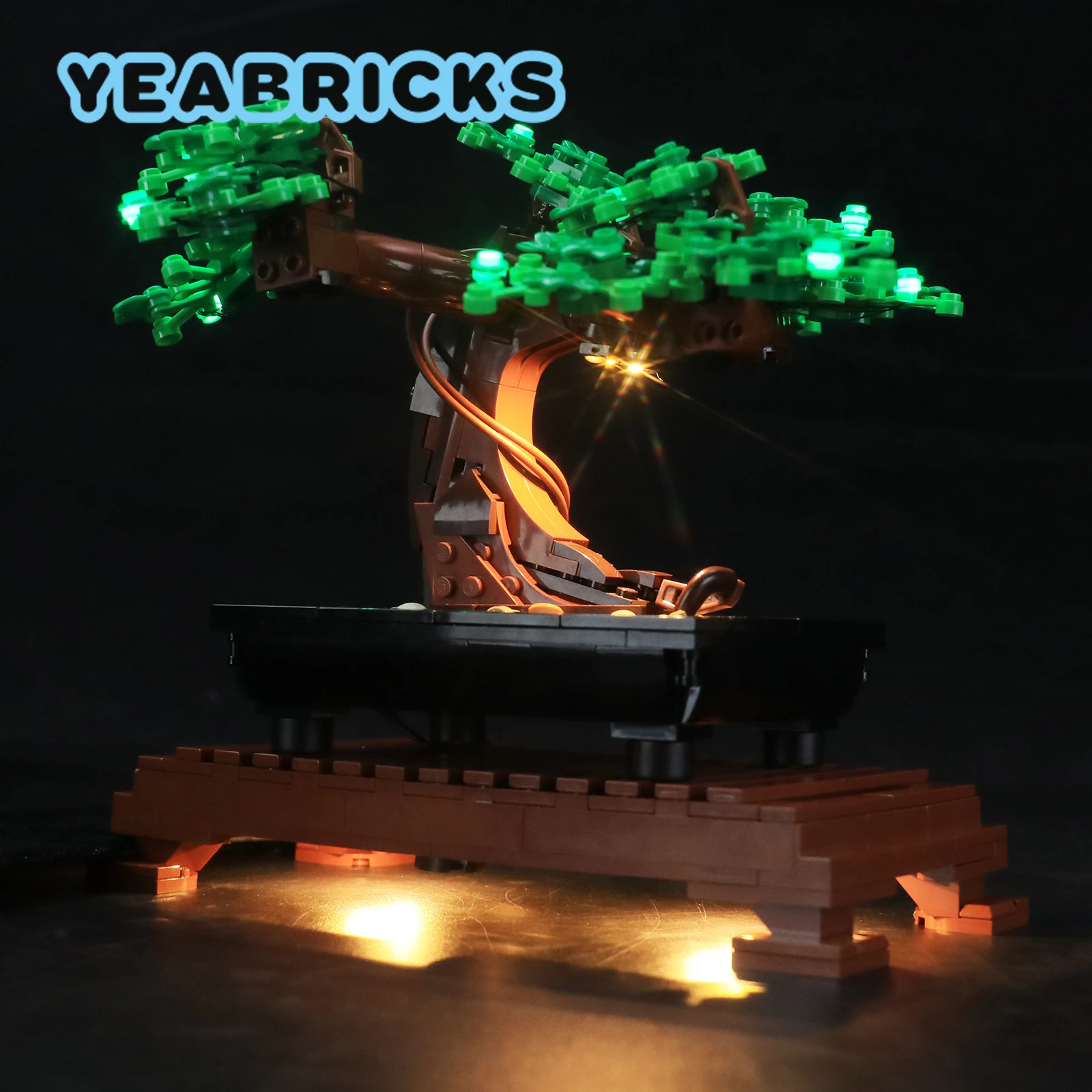 YEABRICKS LED Light Kit for 10281 Green Bonsai Tree Building Blocks Set (NOT Include the Model) Bricks Toys for Children