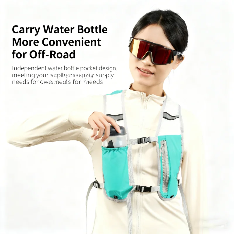 Running Hydration Vest Backpack Lightweight Running Vest for Hiking Cycling Marathon With Phone Storage Pocket