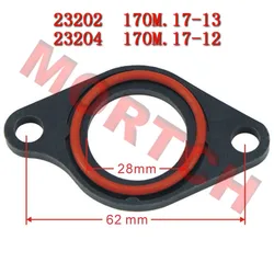Intake Manifold Insulator YP250-5090B For Linhai 250 260 300 400 Yamaha Keeway Jinlang Feishen Scooter ATV