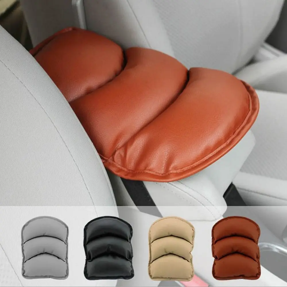 

High Quality Leather Car Armrest Pad Soft Comfortable Protection Cushion Armrest Booster Pad Auto Accessories