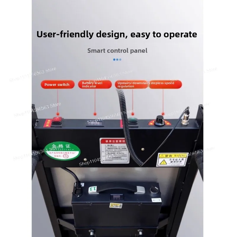 

High-Quality Electric Stair Climbing Cart - Effortless Load-Carrying for Stairs