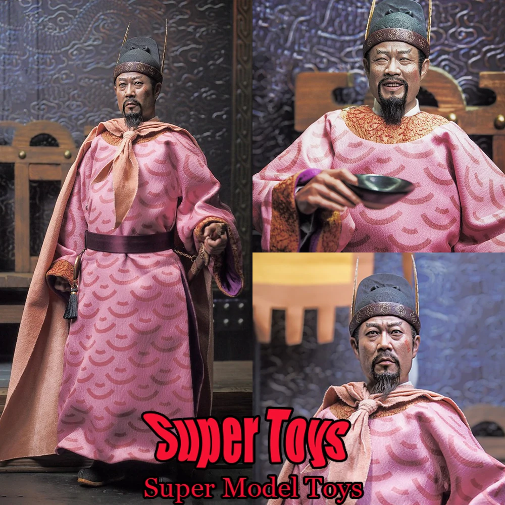 T-012B 1/6 Scale Male Soldier Song Jiang Water Margin Hero Leader Version Full Set 12-inches Action Figure Doll Collection