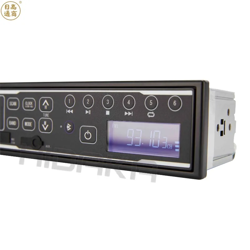 Imagem -03 - Rádio de Máquina Pesada com Bluetooth Carga Usb 0.5a Aux para Hitachi Takeuchi e Escavadeira Komatsu Rádio do Carro 12v 24v Hidaka-m202