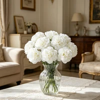 4/8pcs Artificial Flowers Silk Carnations Home Room Wedding Bridal Bouquet Festival Table Decor Accessories Garden DIY Gift