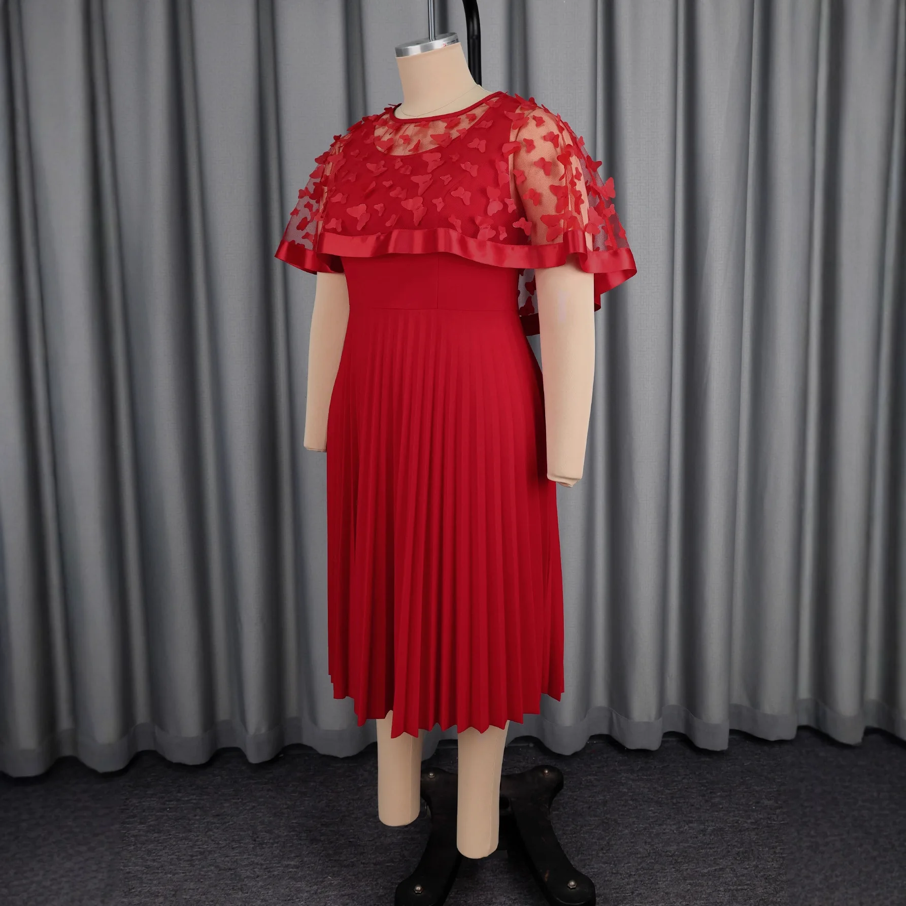 فساتين Dashiki الأفريقية L-4XL للنساء أزياء الخريف الأنيقة بالإضافة إلى حجم فستان أحمر للحفلات المسائية والكريسماس ملابس أفريقيا #5