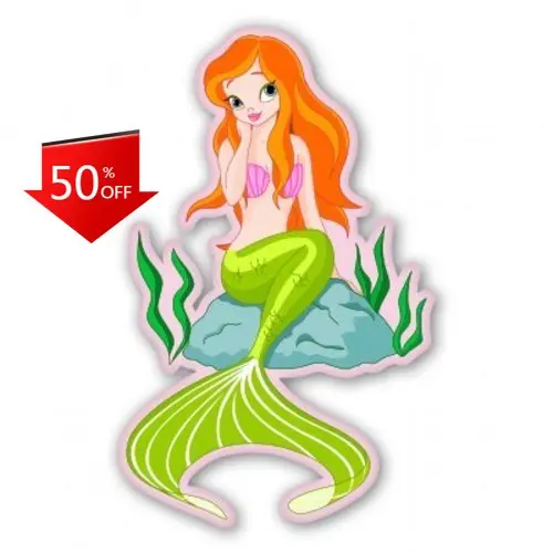 

Mermaid Sitting Kids DŽcor Cool Walls Motor Home Truck Camper Van Accessory Aesthetic