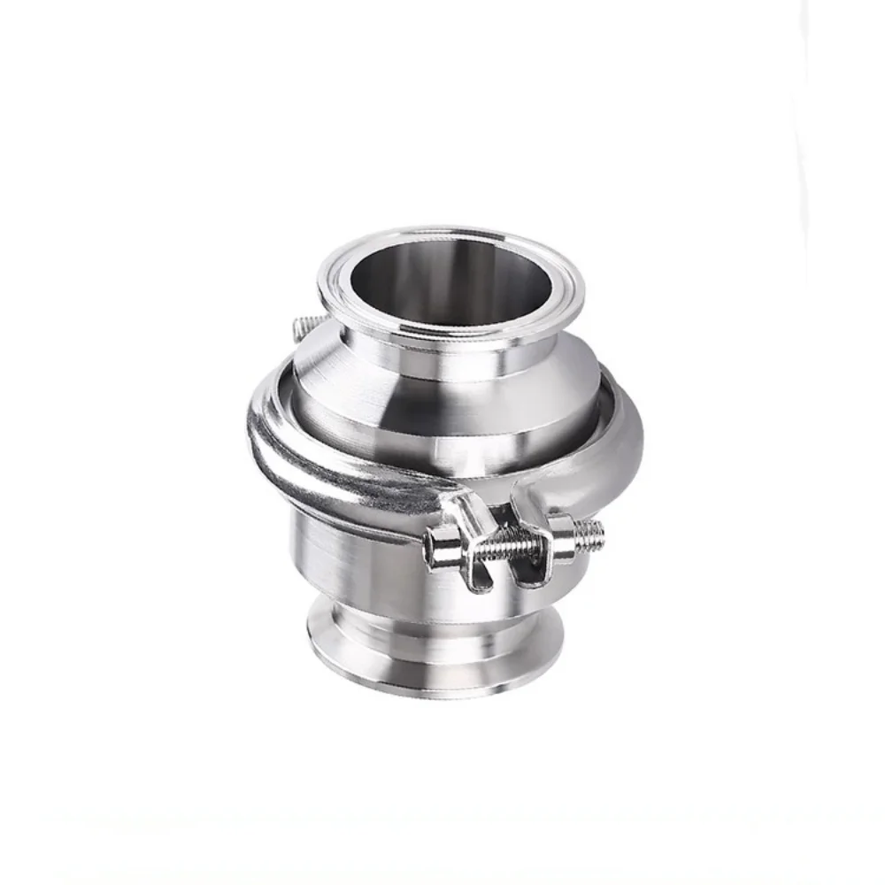 

Clamp 4"(Φ102mm) OD119mm Check Valve SS304 Sanitary Non-Pressure Clamp Type Water Supply Check Pipeline One-Way Valve
