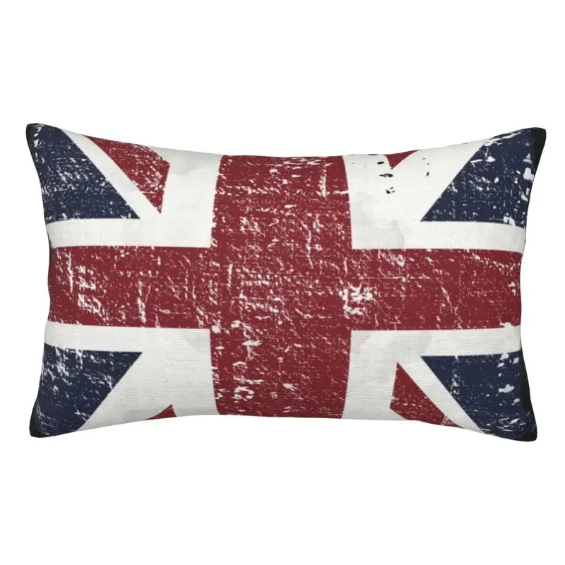 Custom Britishse Flag Pillow Case Union Jack UK United Kingdom Luxury Cushion Cover Soft Pillowcase