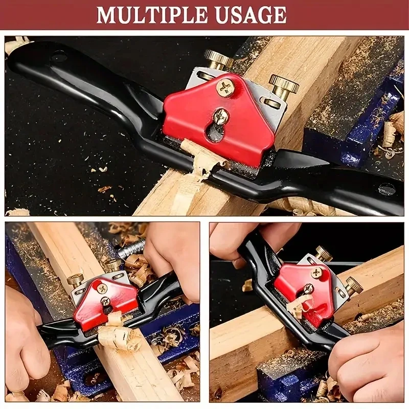 Hand Planer 9 Inch Adjustment Woodworking Cutting Plane Spokeshave Hand Trimming Tool Spokeshave Plane