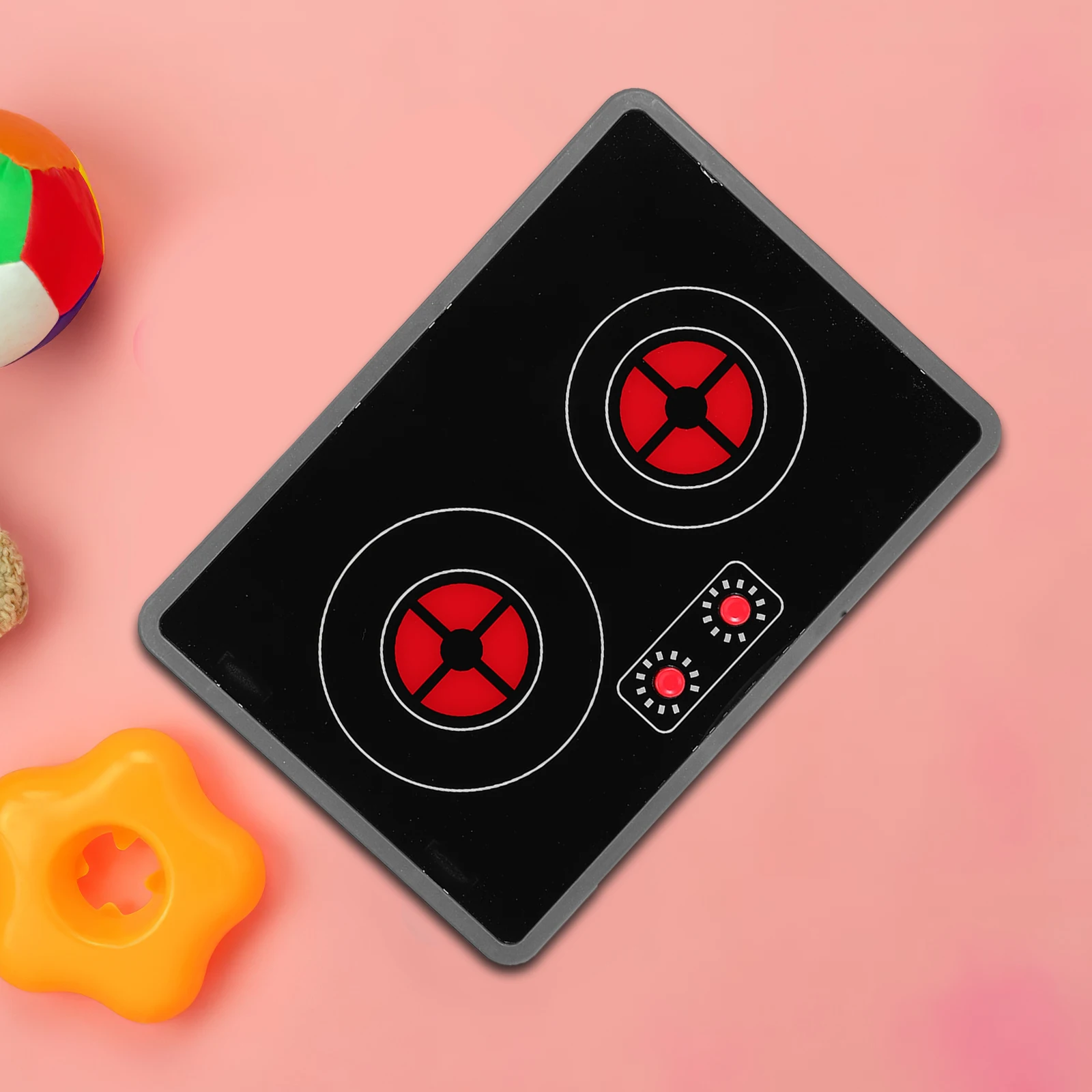 1 Juego de 1 Juego de cocina de imitación para niños, estufa interactiva con sonido ligero, fregadero, cocina de inducción, cocina educativa para juegos de rol