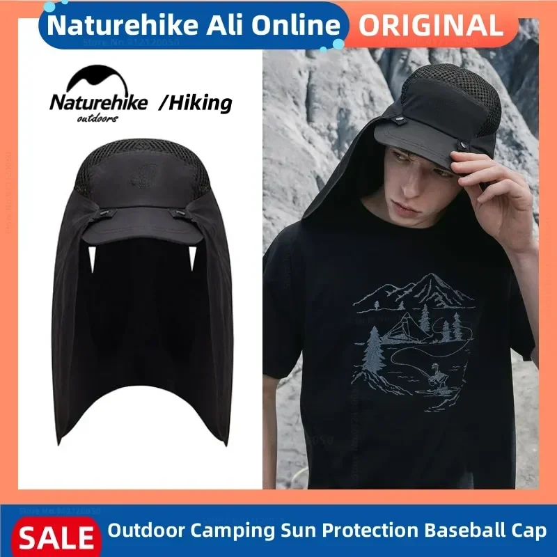 

Naturehike Outdoor Sun-protection Caps Camping UV Protection Neck Protector Baseball Cap Hiking Breathable Waterproof Duck Hat