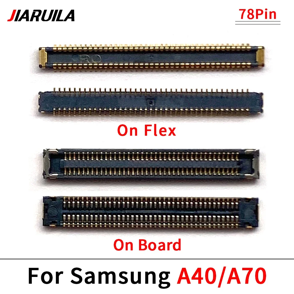 LCD Display Screen Flex FPC Connector On Board For Samsung A10 A20 A20S A21 A30S A40 A70 A50S Charging Dock Port