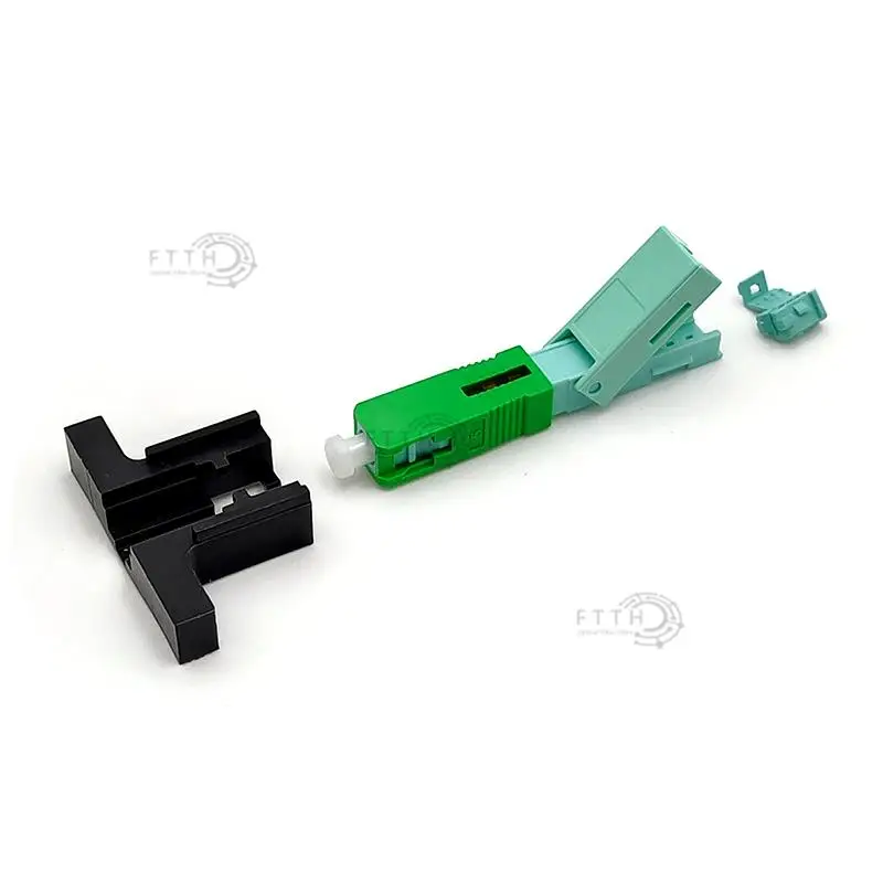 Imagem -06 - Upc Single-mode sc Apc Conector Rápido Ftth Ferramenta Conector Conector Rápido Bloco de Comprimento Fixo 53 mm sc