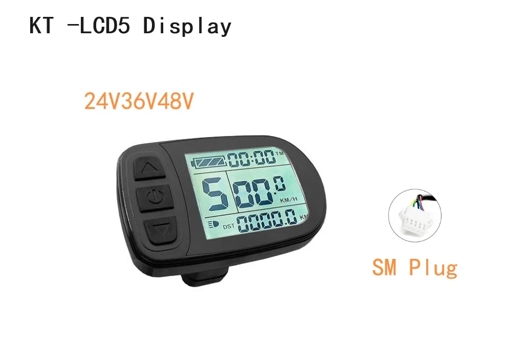 

Ebike 24 В 36 В 48 В интеллектуальный KT ЖК-дисплей 5 Ktlcd5 панель управления дисплей электрический велосипед Запчасти для велосипеда контроллер KT