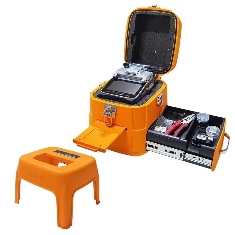 Automatic Ai 7c Fiber Fusion Splicer Fully and 15 Seconds To Heat Handheld Optical Fiber Identifier