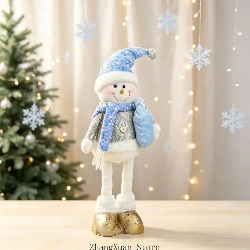 Freistehende Weihnachtsfigur aus Stoff für Regalfenster-Akzent 3XUF – Detail 8