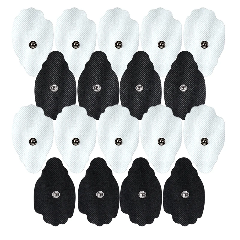 Électrodes TENS auto-adhésives pour Machine de thérapie numérique, masseur d'impulsions, accessoire de Gel de physiothérapie, paquet de 10