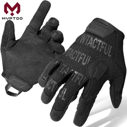 Outdoor Tactical Gloves Touch Screen Hunting Sport Cycling Camping Hiking Paintball Work Driving Lightweight Full Finger Men