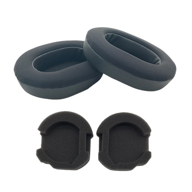 Earpad Covers for WH-1000XM5 WH1000XM5 Headsets Protein Leather/Iced Gel/Meshed Fabric Earpads Enhances Sound Transmission