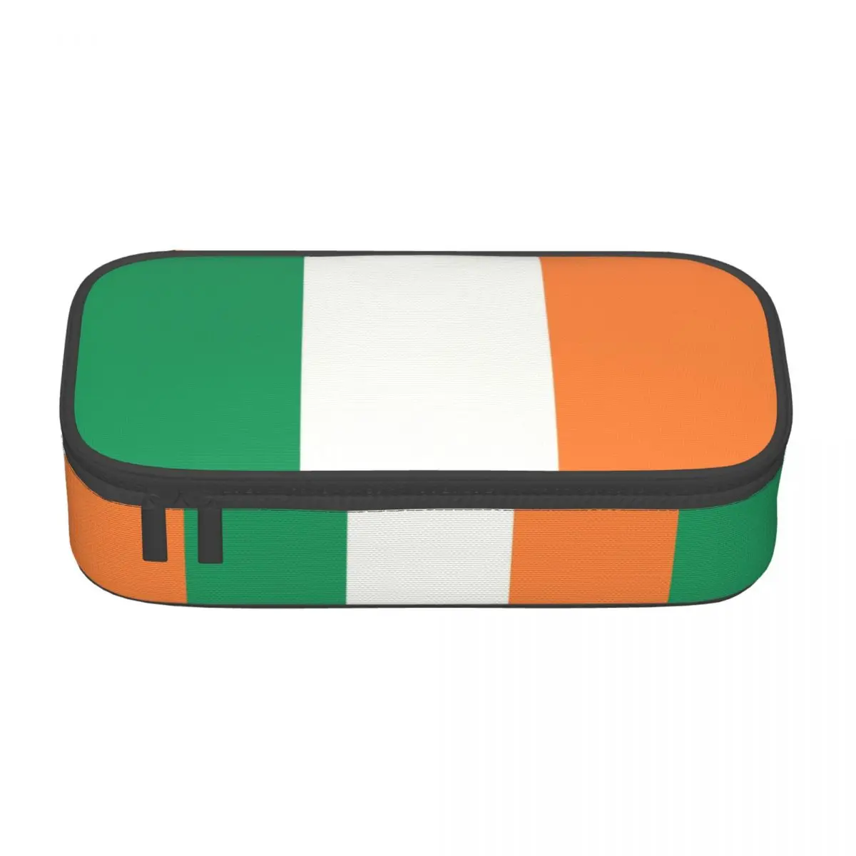 Custom Kawaii Ireland Flag Pencil Case for Boys Gilrs Large Capacity Pen Box Bag School Accessories