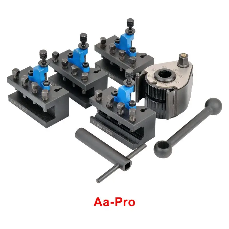 Lathe Gear‑Style Quick‑Change Tool Post Holder Compatible with 8 10 12 Mm Square Turning Cutters Machine Tool Spare Accessory