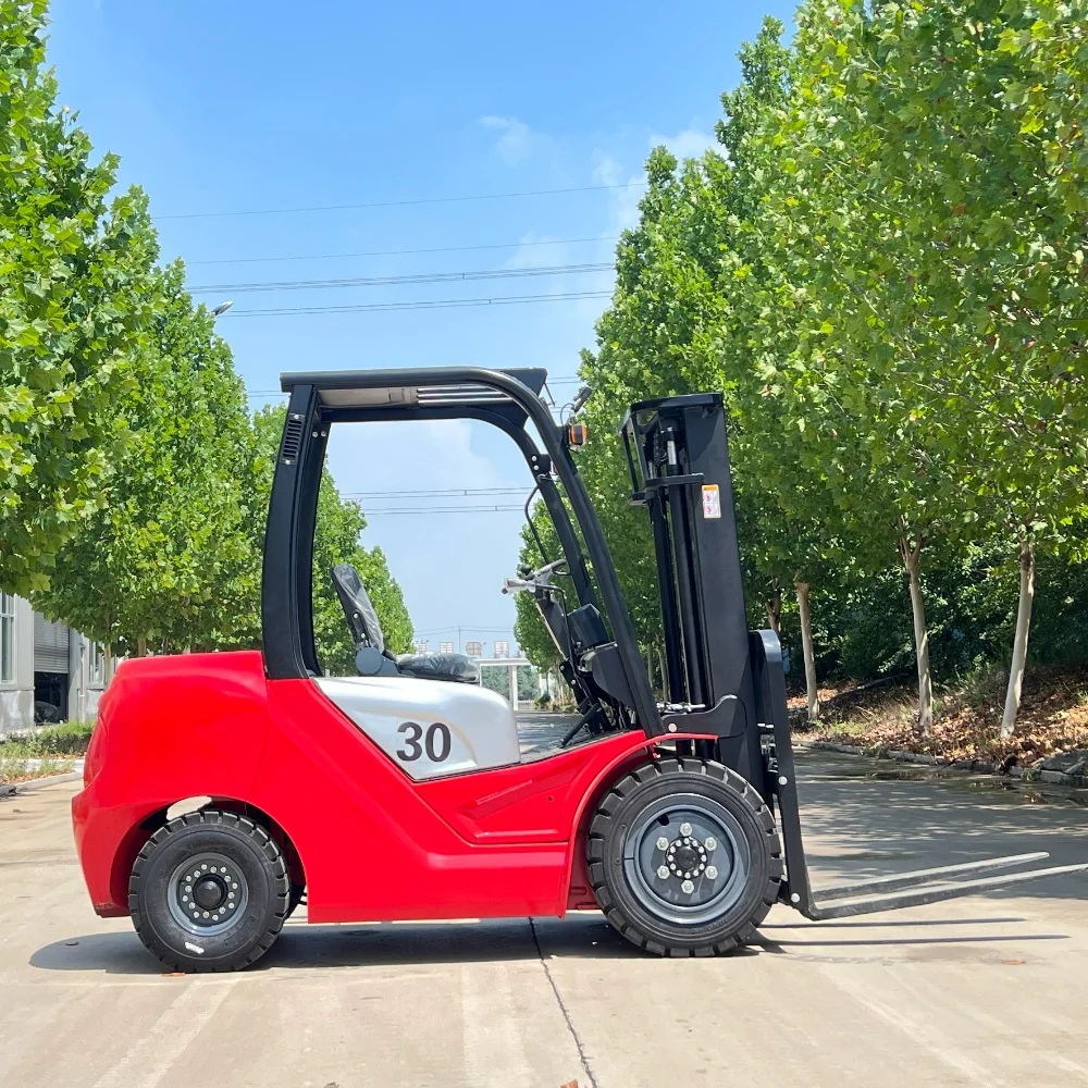 رافعة شوكية كهربائية ببطارية ليثيوم عالية الكفاءة 1.5/2/3/5 طن مع دوار - مثالية لعمليات المستودعات الصغيرة