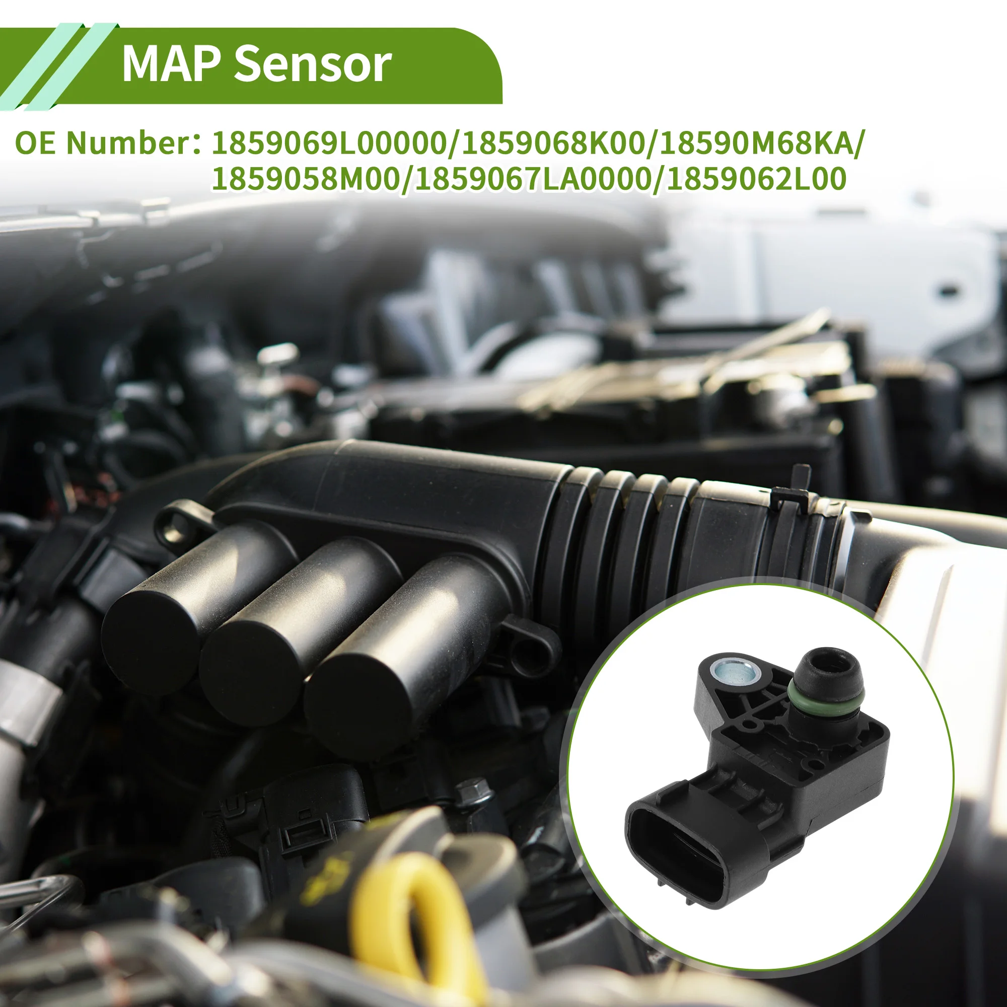 UXCELL No.1859069L00000 Manifold Absolute Pressure MAP Sensor for SUZUKI VITARA 1.6