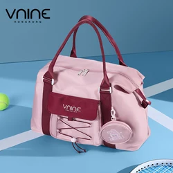 VNINE-bolsa de viaje de corta distancia para mujer, bolsa de equipaje de mano de gran capacidad, bolsa de almacenamiento ligera para deportes y Fitness