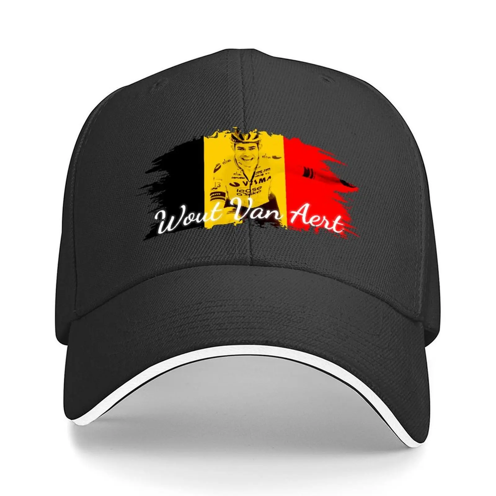 

Wout Van Aert Baseball Cap Horse Hat Fashion Beach black fashionable Men's Baseball Women's