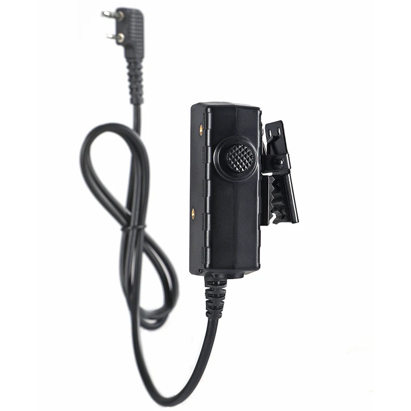 ARM NEXT  Tactical PTT Tactical Headset Button activated push-to-talk PTT adapter M51interface fit for KENWOOD BAOFENG RADIO