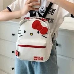 Anime Sanrio Hello Kitty Backpack Cartoon Kawaii Cute Waterproof Backpacks Stitch Students Bag Kids Girl Mochila Infantil Menina