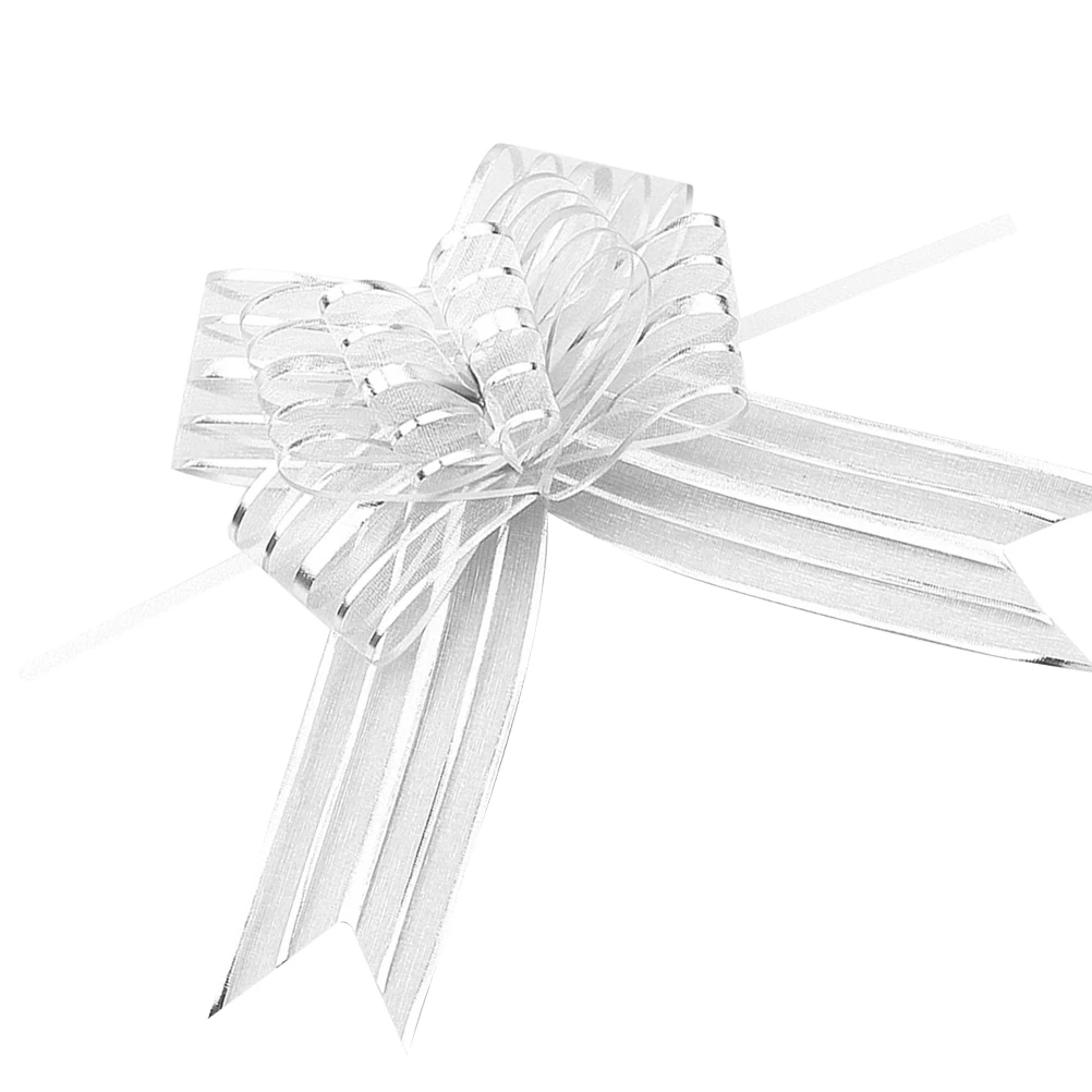 

12 Pcs H Drawn Flower Ball Large Bridal Shower Decorations Wedding Pull Bows Gift Car Party Favor Boxes C y Containers