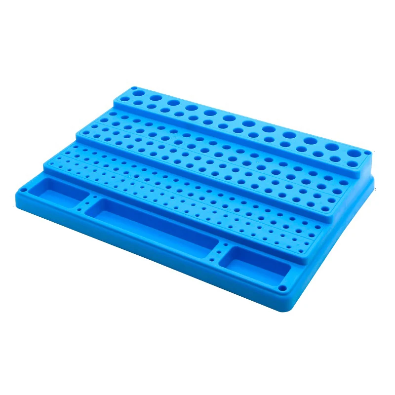 

1pcs Plastic 82-288 Holes CNC Storage Box Organizers Box Drill Bit End Milling Tool 4-32mm Tools Packaging