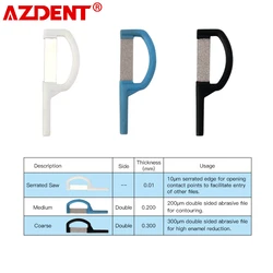 AZDENT 3 PCS Dental Orthodontic Interproximal Enamel Reduction IPR Automatic Strip Interproximal Stripping Handpiece Parts