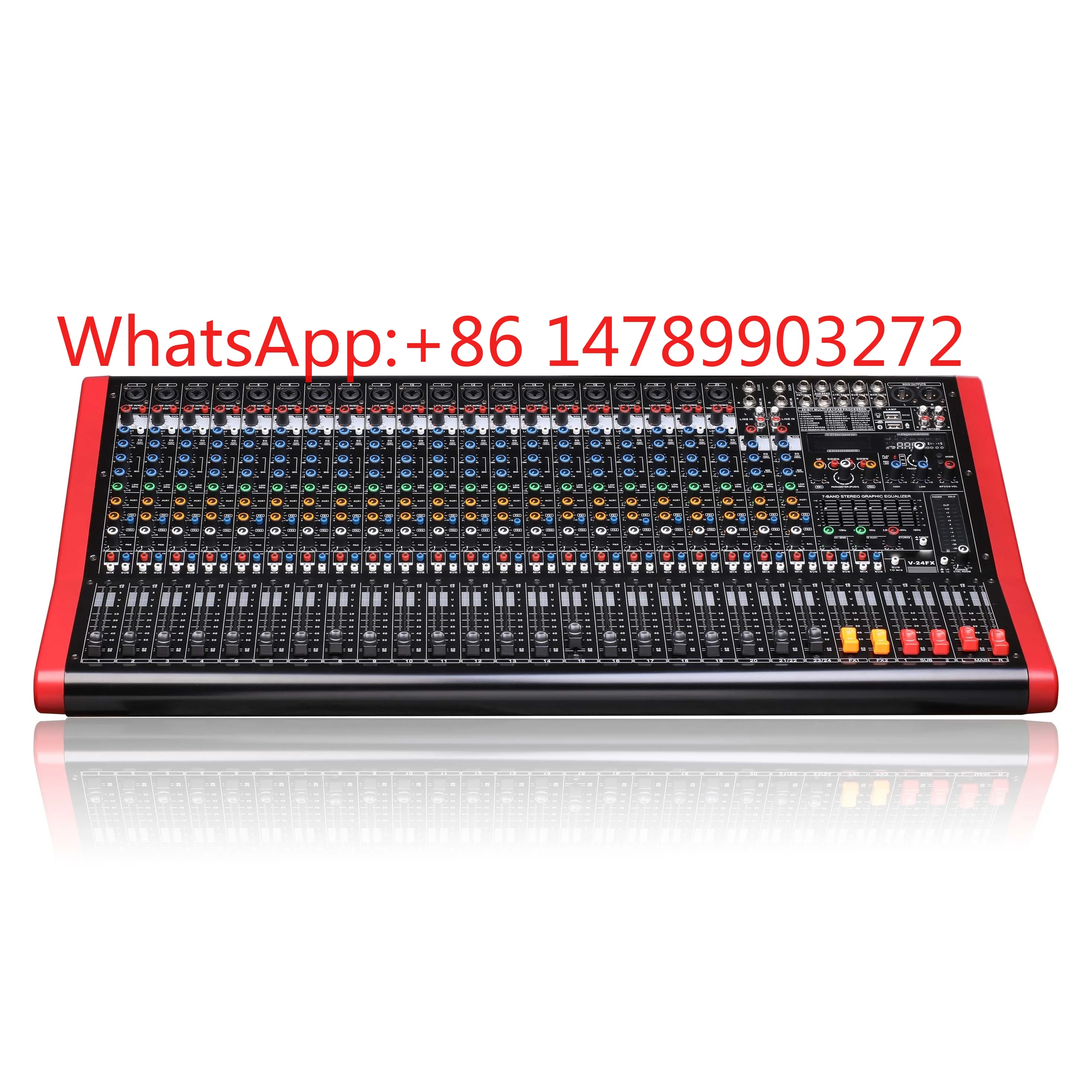 24 Channel Digital Echo Mixer Console Multi-function Stage Video Audio Equipment