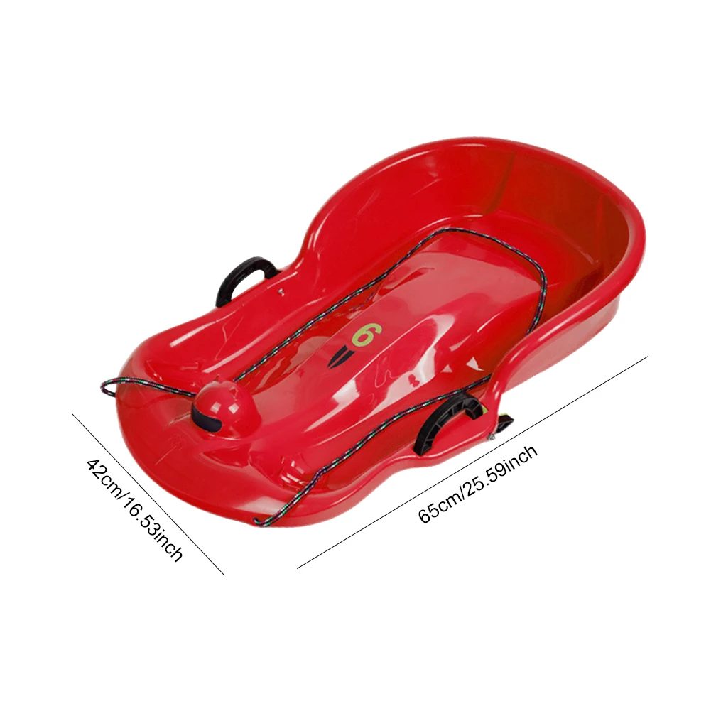 البلاستيك زلاجات الثلج الثلوج سبيدر زلاجات مع سحب حبل طفل توبوجان زلاجات الثلج الإنحدار العداء توبوجان زلاجات الثلج للرياضة الشتوية