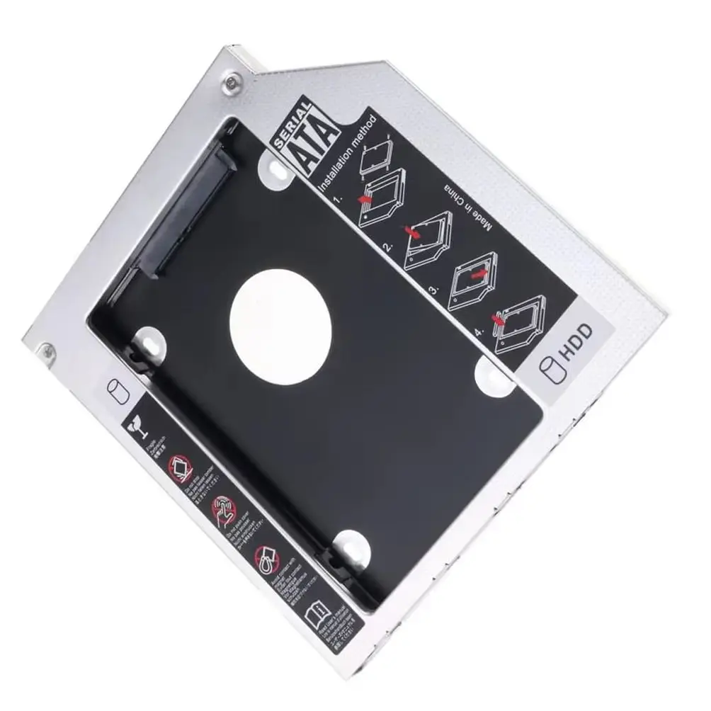 9.5 مللي متر 2nd القرص الصلب HDD البصرية خليج العلبة الإطار صينية قوس لديل الدقة 1340 M4700 M6700 M2800 M4600 M6400 M6500 M6600