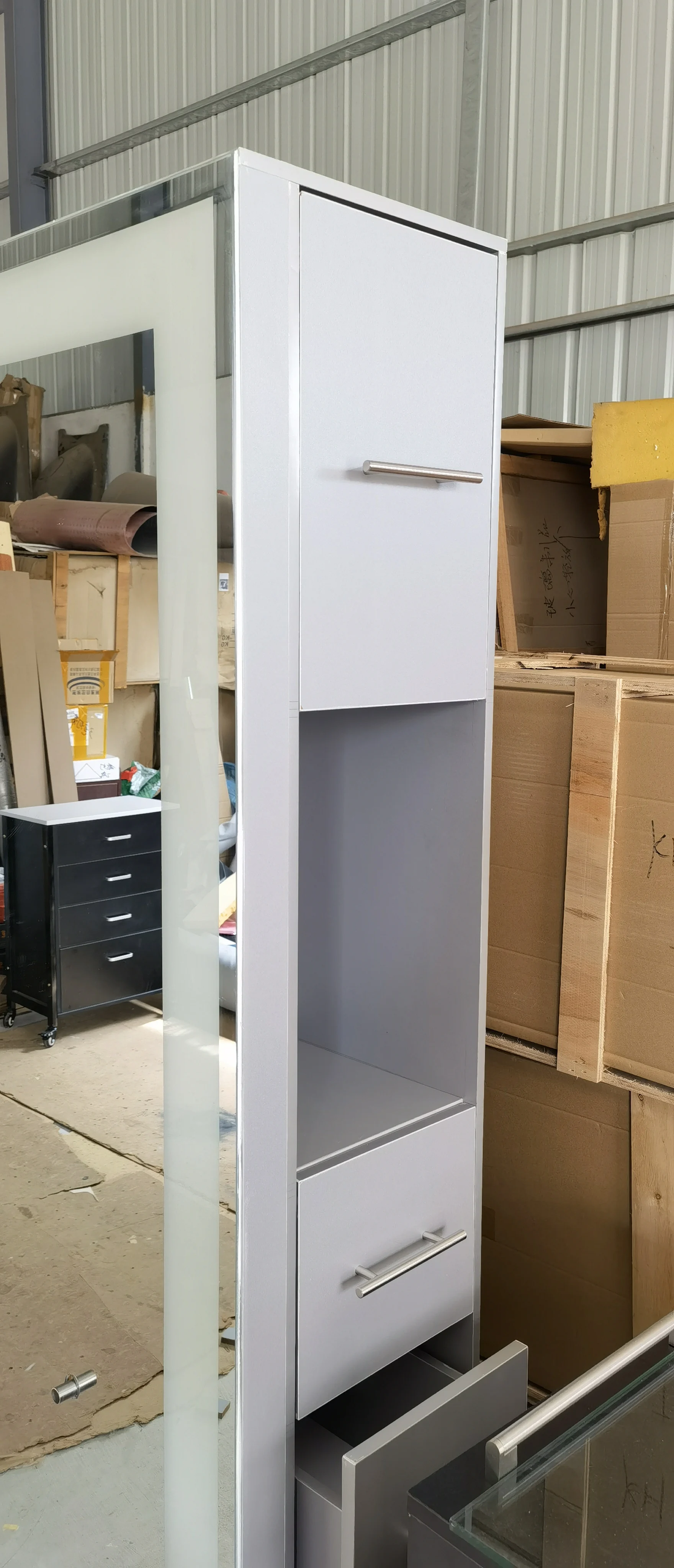 2021 Specchi per lo styling del parrucchiere di vendita calda super enorme Specchi per stazione di barbiere Specchio per barbiere