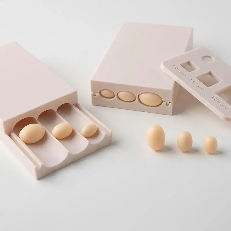 3D Egg Shaped Clay Mold Round Ball Forming Roller Polymer Clay Molding Handmade Craft Supplies DIY Jewelry Earrings Rapid Tool