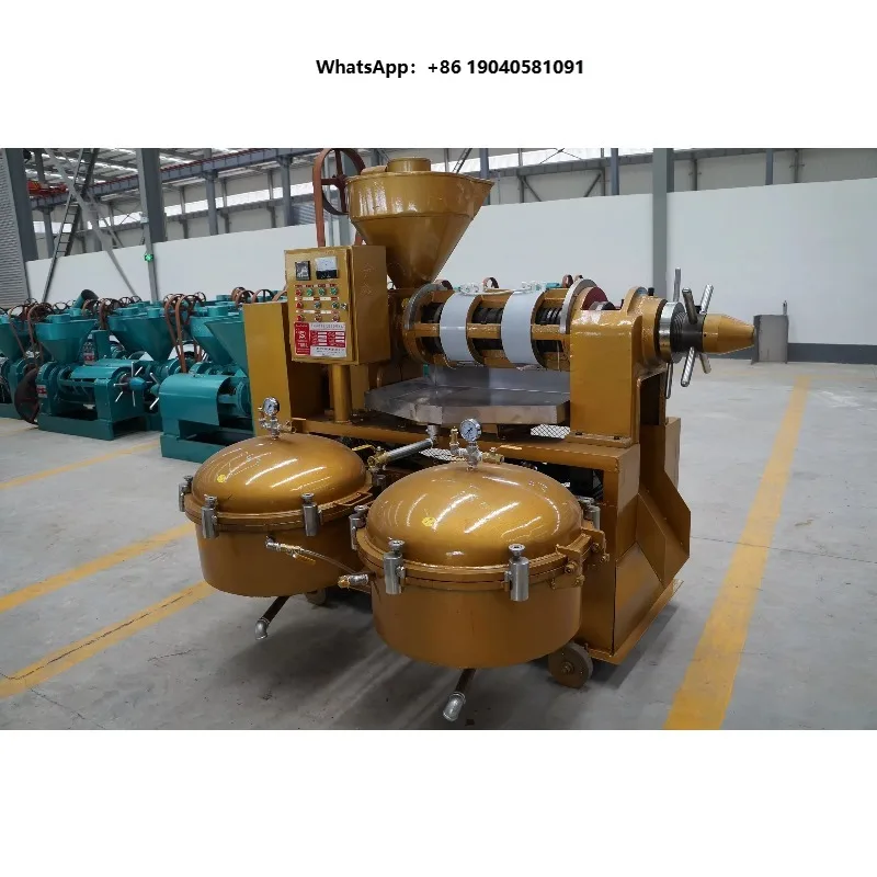 YZLXQ120 Screw Press Machine Extracting Sunflower Seed Oil-New Condition 270kg/h Capacity Oil Press Machine With Filter