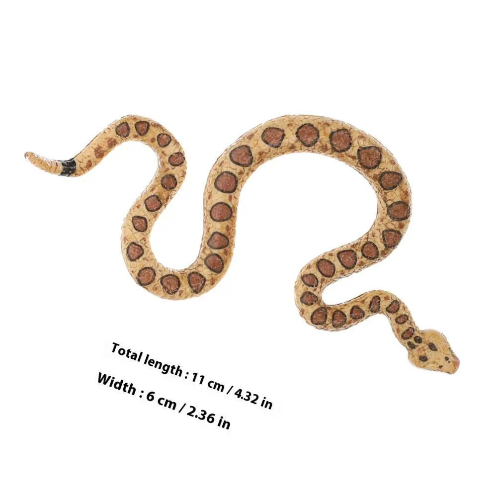 2Pcs Realistic Snake Decoration for Prank Trick Halloween Party Scare Prop Stage Role Play Theme Party Garden Dining Table