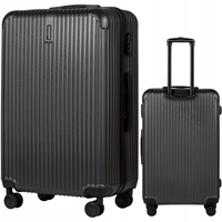 WINGS Case on 4 Wheels Solid checked luggage LARGE XXL ABS +