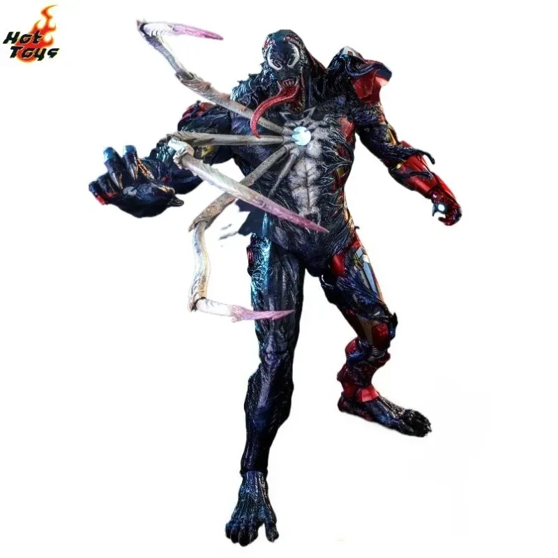 

Новые оригинальные горячие игрушки Marvel VENOMIZED Железный человек AC04 Фигурки игрушки Подарки Коллекция