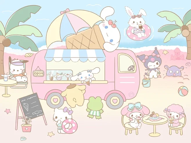 

Challenging 500 1000 Pieces Sanrio Dreamy Ice Cream Jigsaw Puzzle Anime Art Home Wall Decor Gift Fine Motor Skills Training