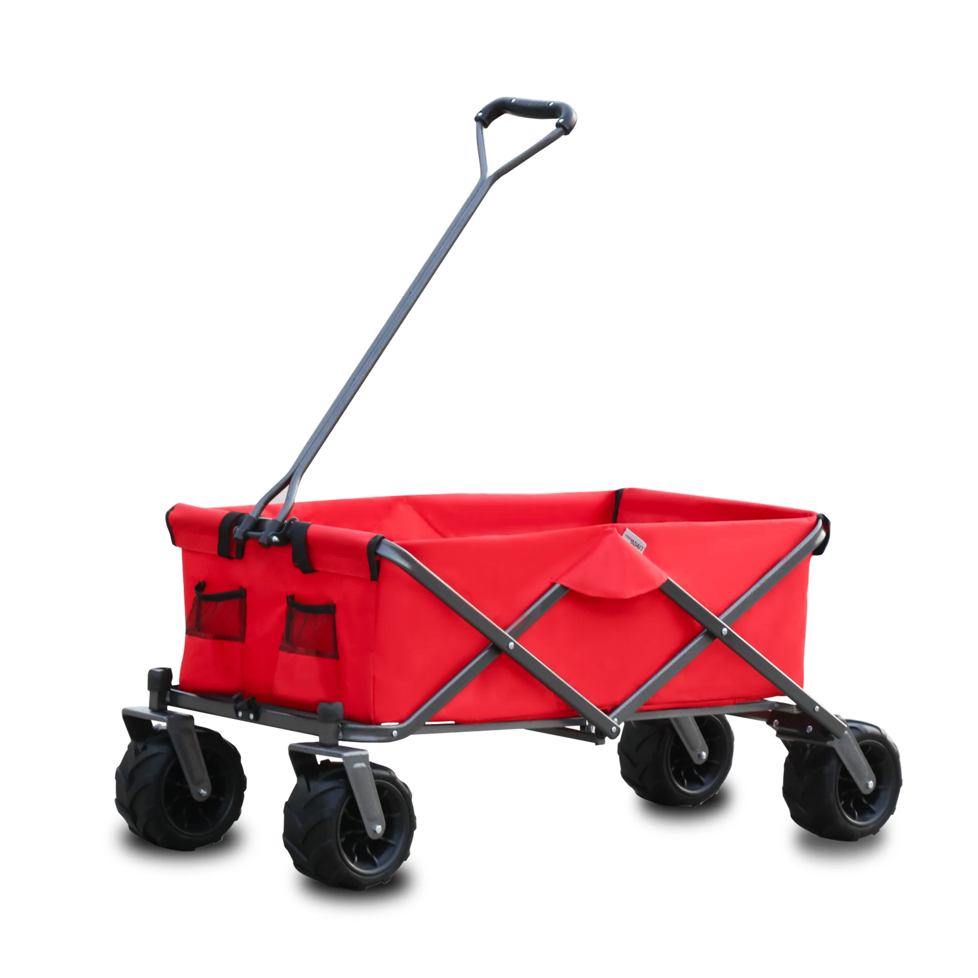 Garden Collapsible Beach Trolley Camping Folding Wagon Folding Trolley Made in China 2024 Hot Sale