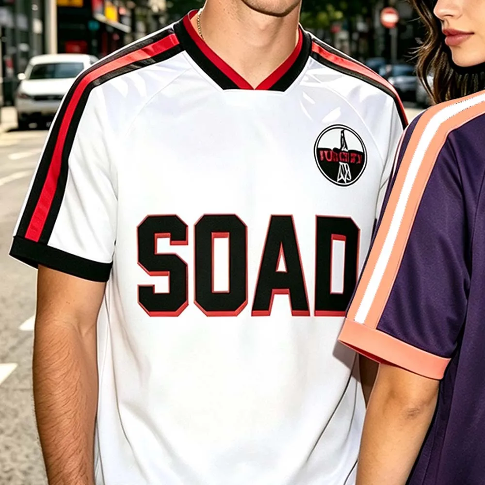 System of A Down Soad Soccer Jersey Tour 2026 Design Graphic Football Tees Streetwear Unisex Short Sleeve Summer Male Tshirts